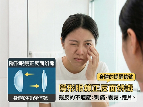 隱形眼鏡正反面辨識